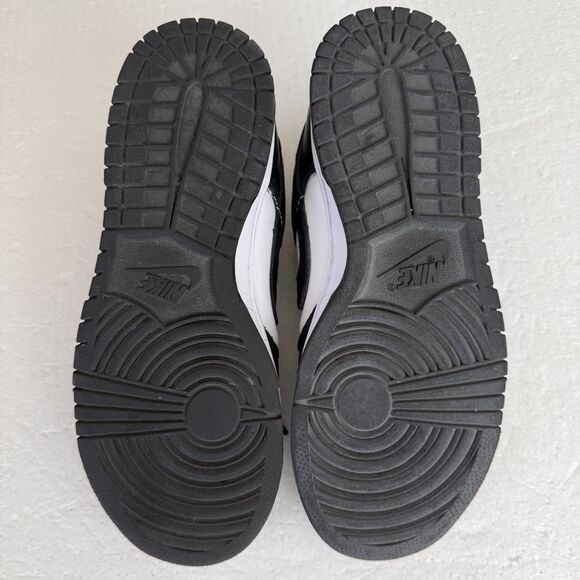 Size 7 Nike Dunk Low Panda Men's Colorblock Lace Up Black White Athletic Sneaker - Picture 7 of 10
